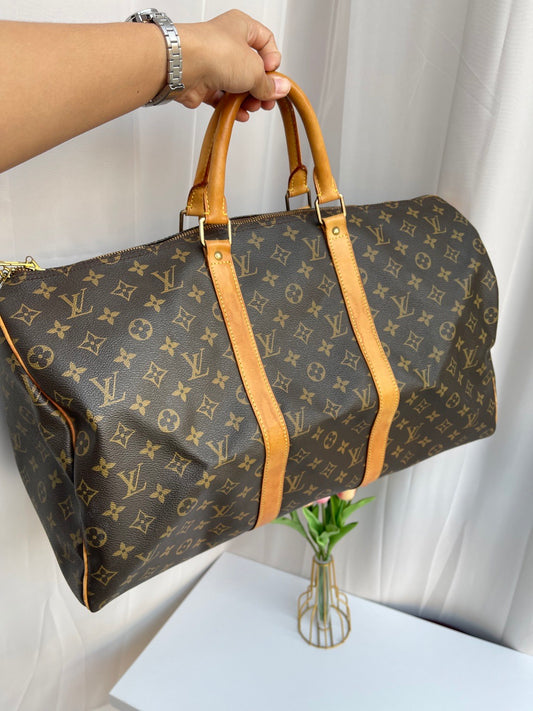 Preloved Louis Vuitton Keep All 45 Monogram with GHW